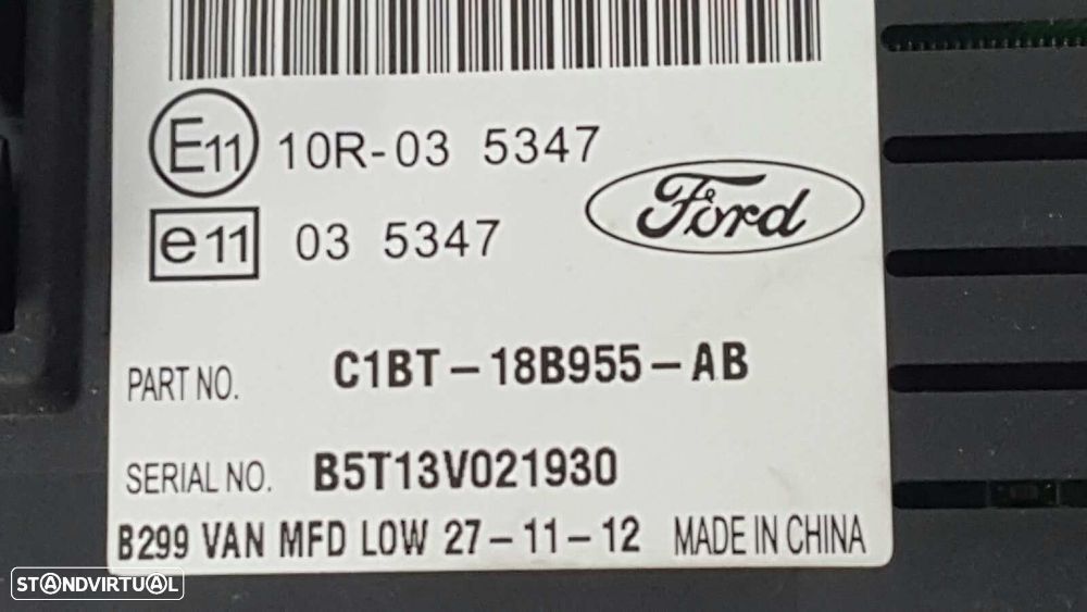 TELA/ECRÃ MULTIFUNÇÕES FORD FIESTA (CCN) TREND - 7