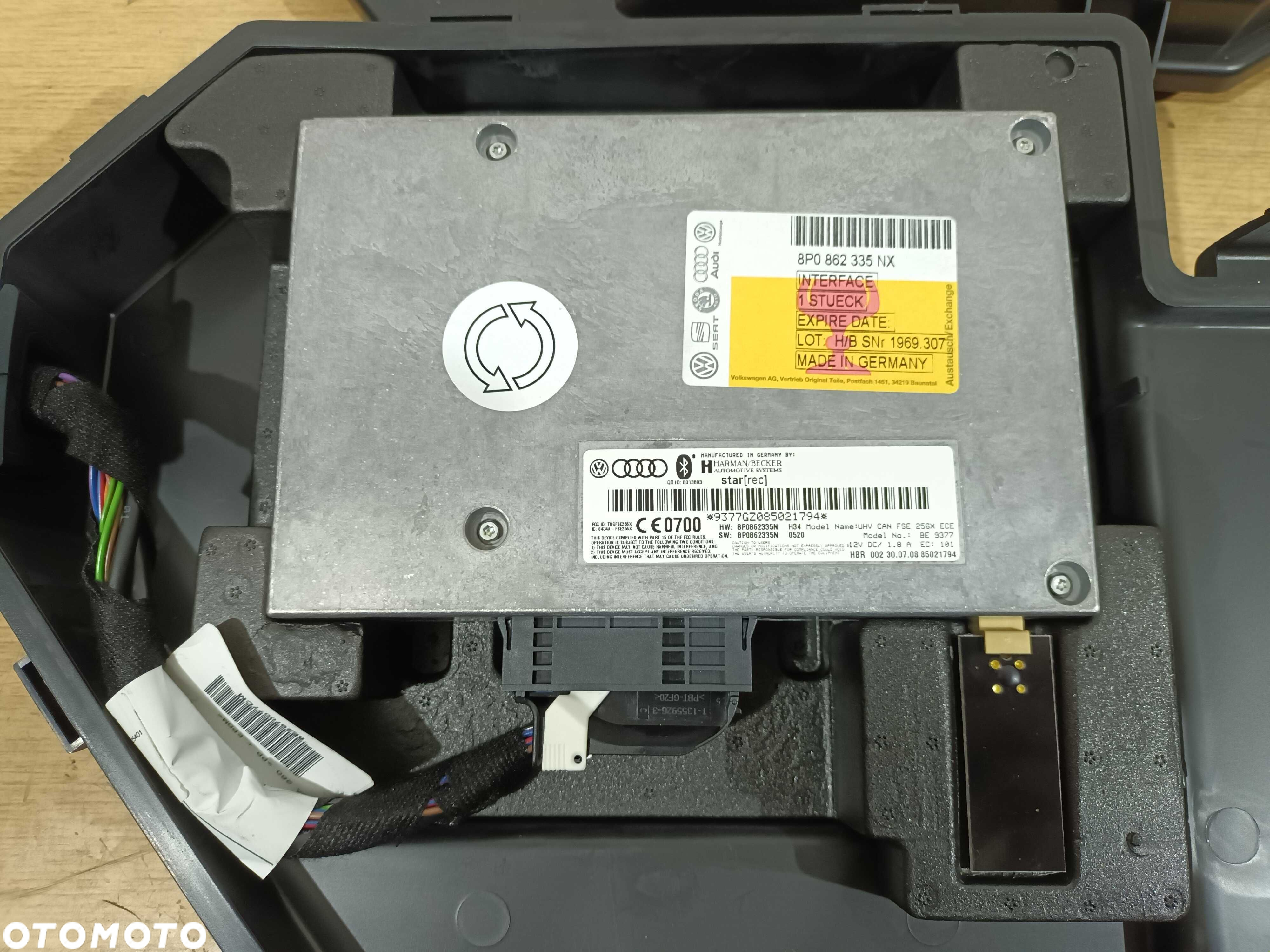 Moduł BLUETOOTH sterownik telefonu AUDI A4 B6 B7 A3 8P VW Seat Skoda - 2