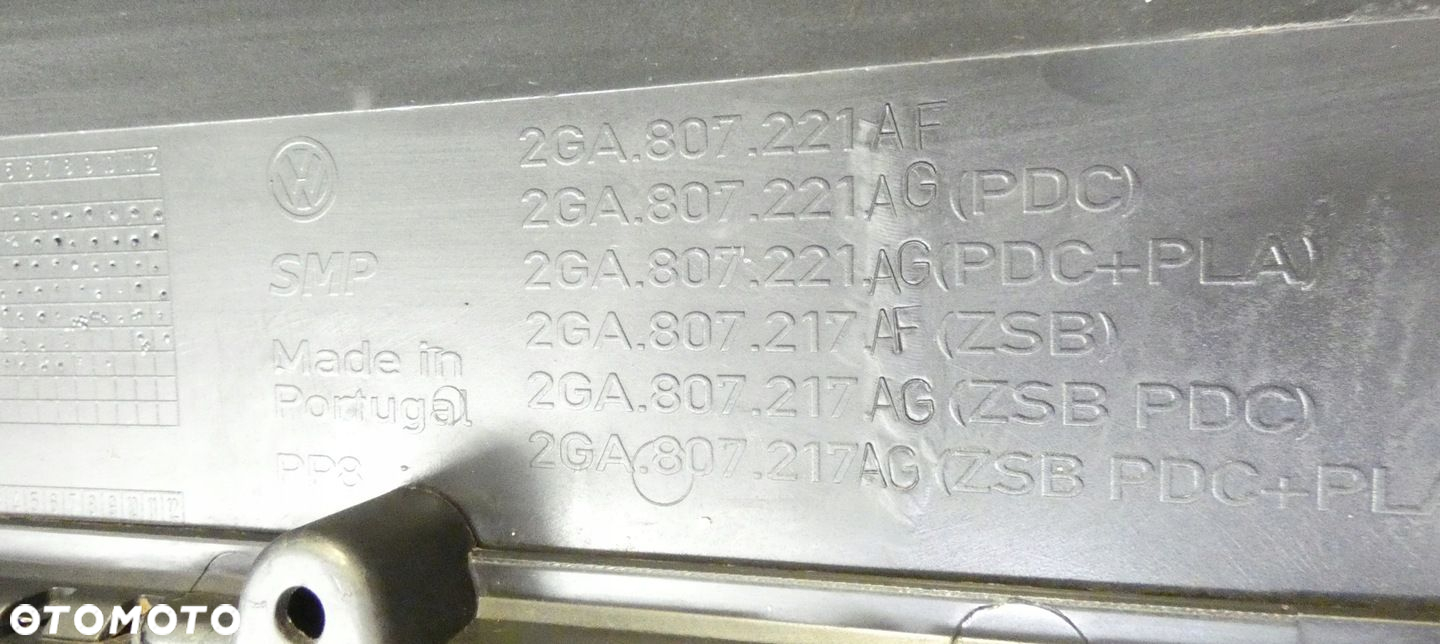 VW T-ROC 2GA807221AF 2017- ZDERZAK PRZÓD PRZEDNI - 12
