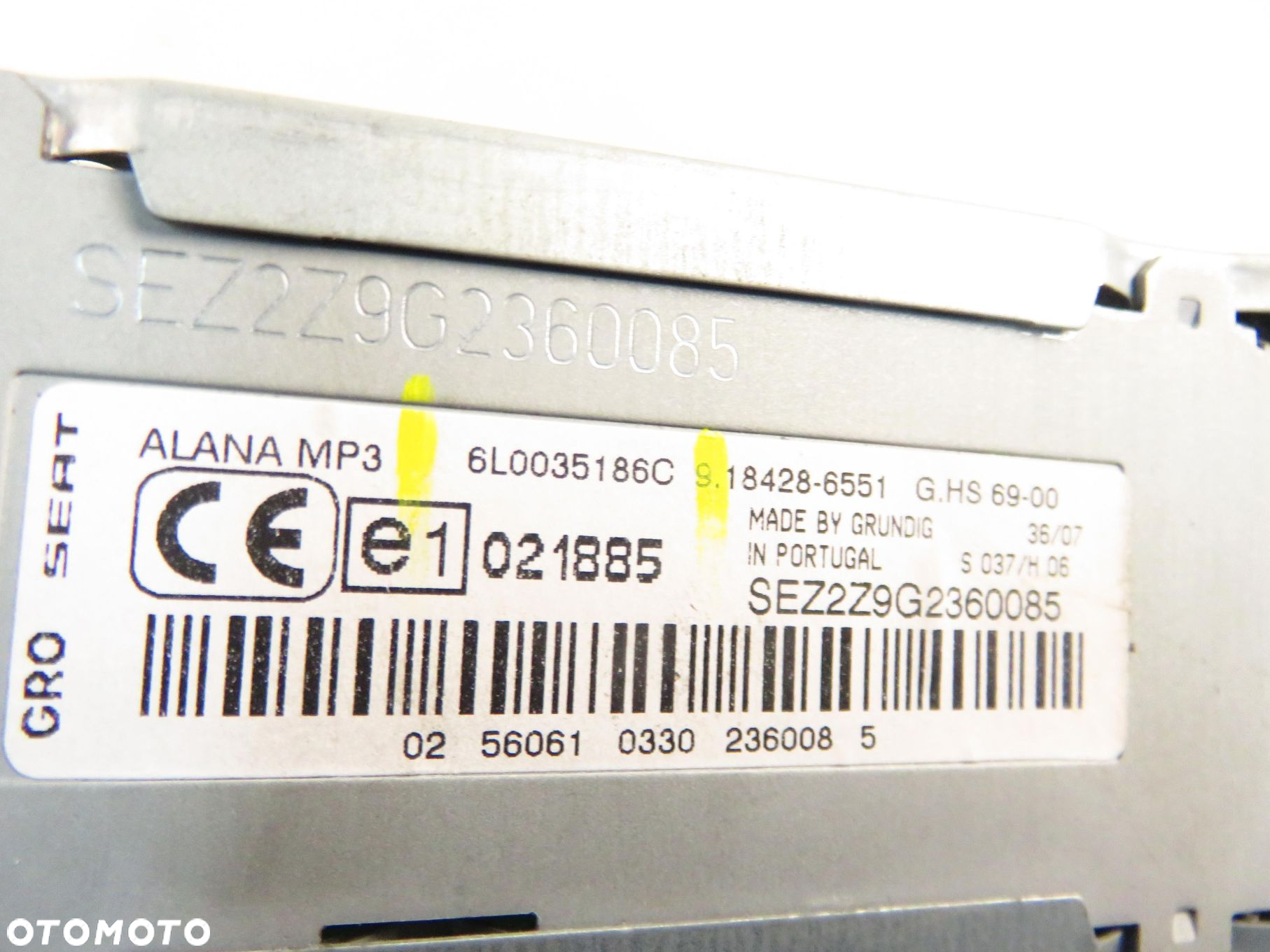 RADIO SEAT IBIZA III (6L1) 6L0035186C - 7