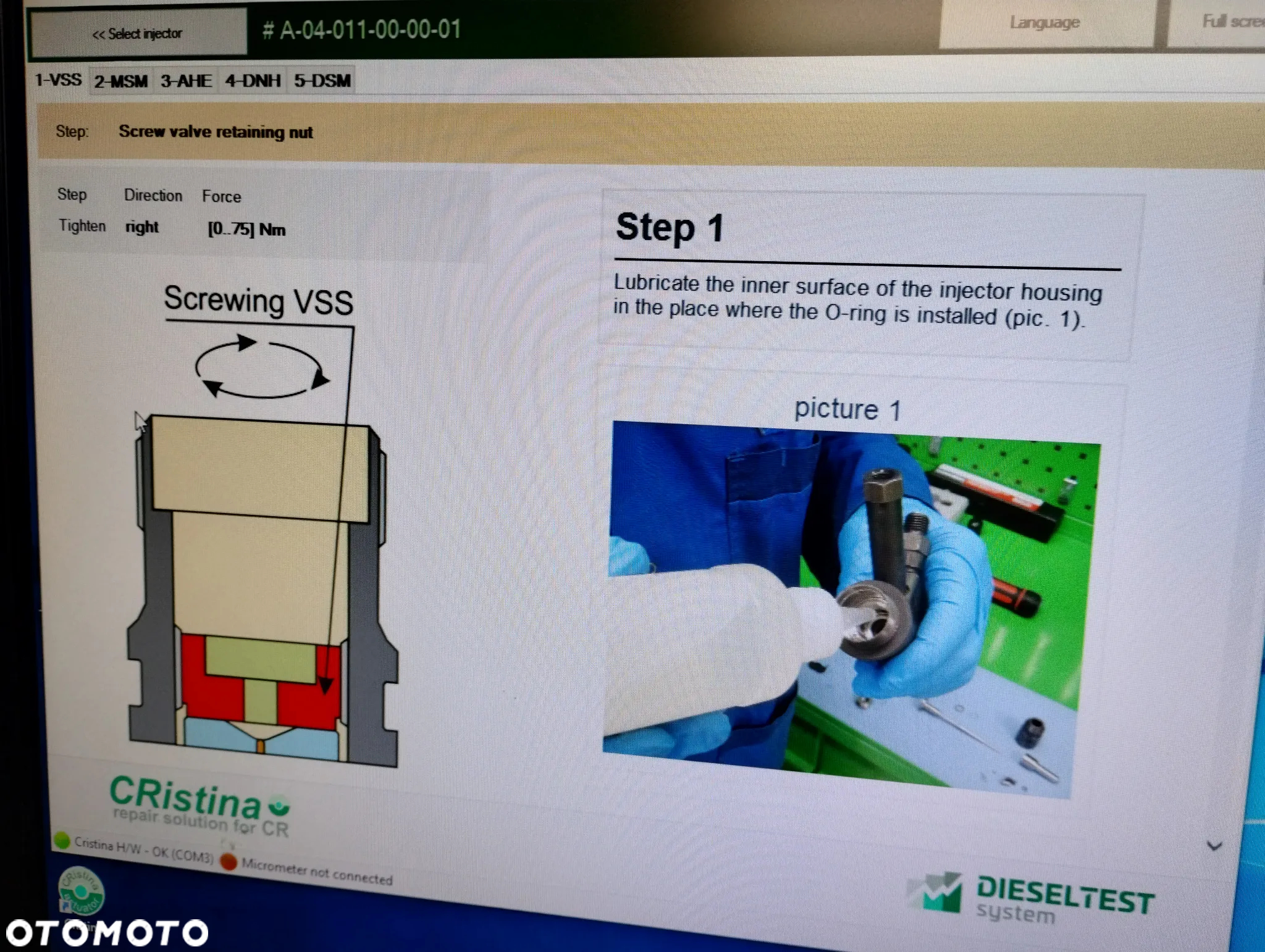 Dci 700 Tester wtryskiwaczy Bosch - 34