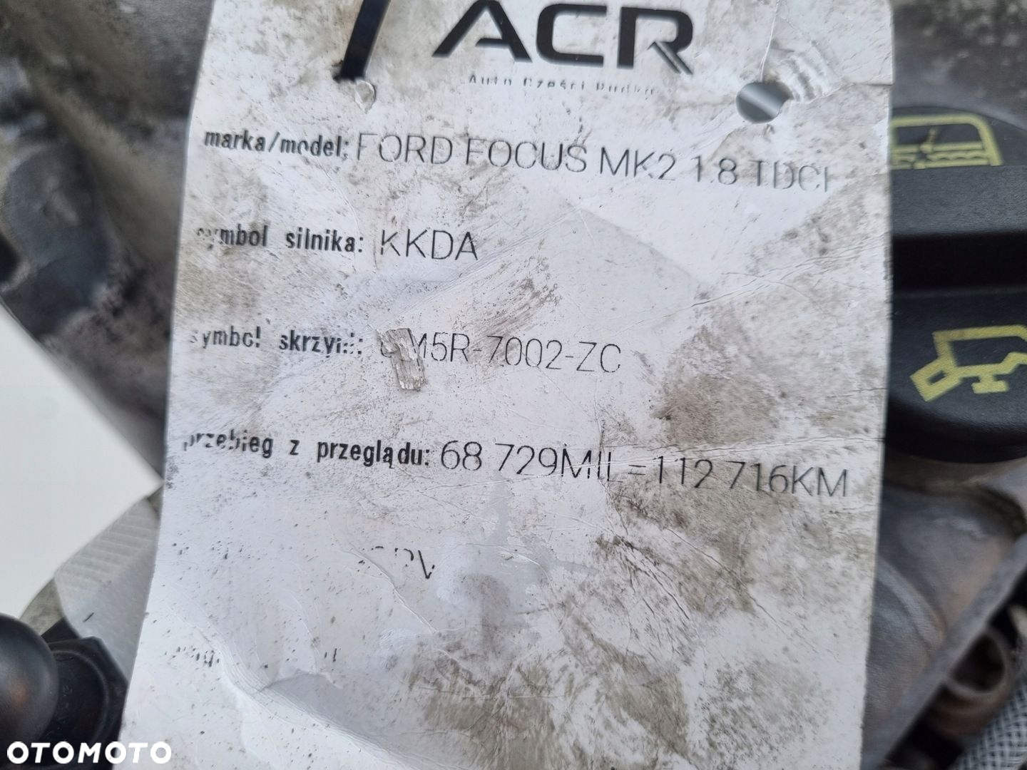 SILNIK KOMPLET Ford C-Max C Max 1.8 TDCI 115KM udokumentowane 112tyś KKDA - 3