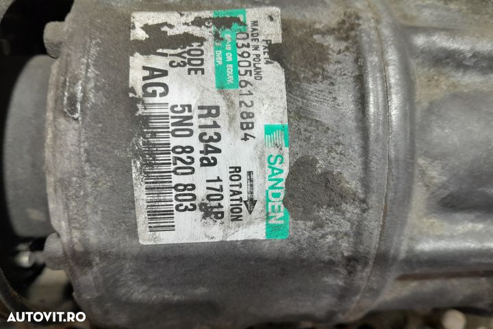 Compresor AC 5N0820803 5N0820803 Volkswagen VW Passat B6 [2005 - 2010 - 5