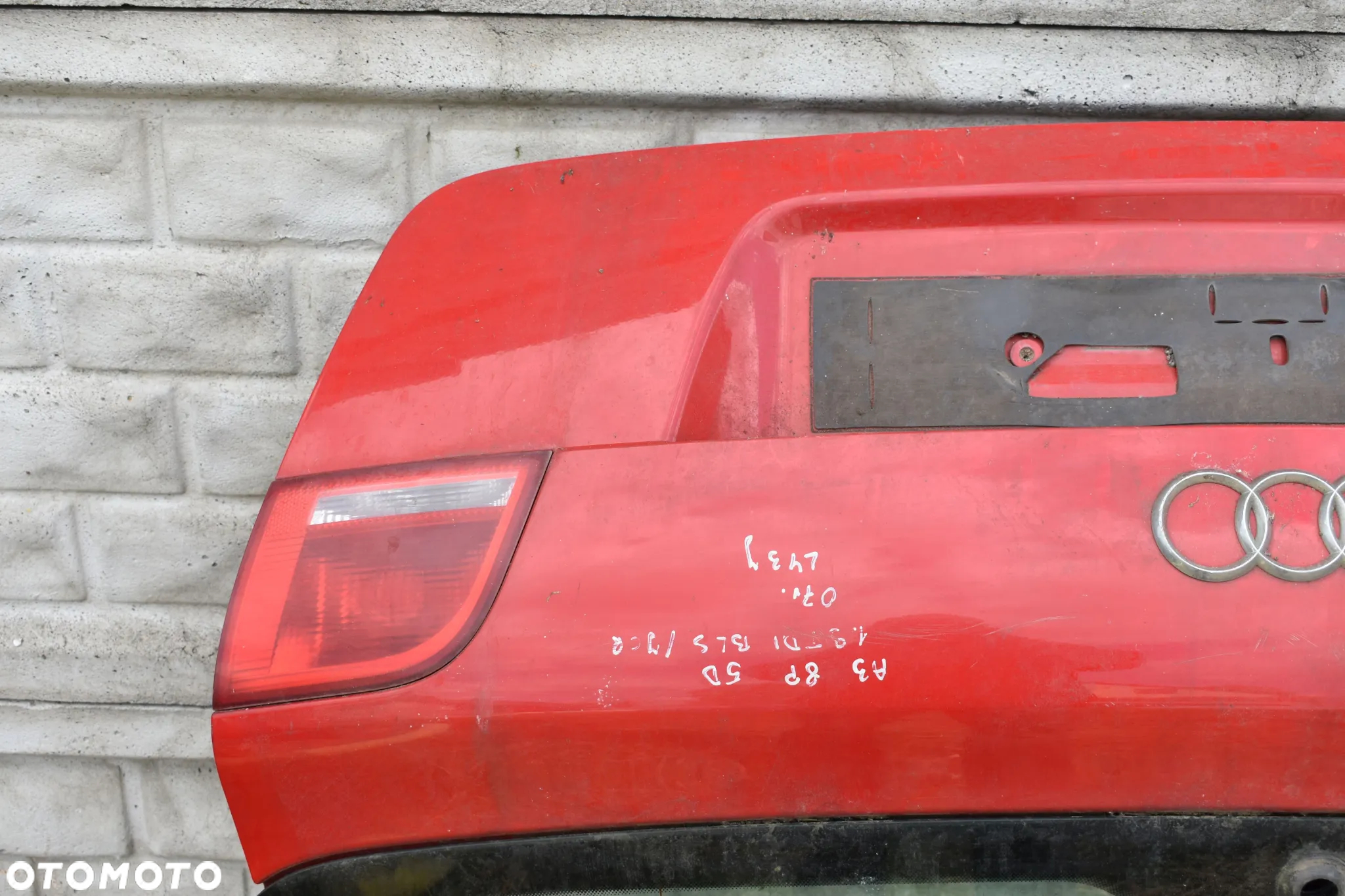 KLAPA BAGAŻNIKA AUDI A3 8P 5D LY3J - 13