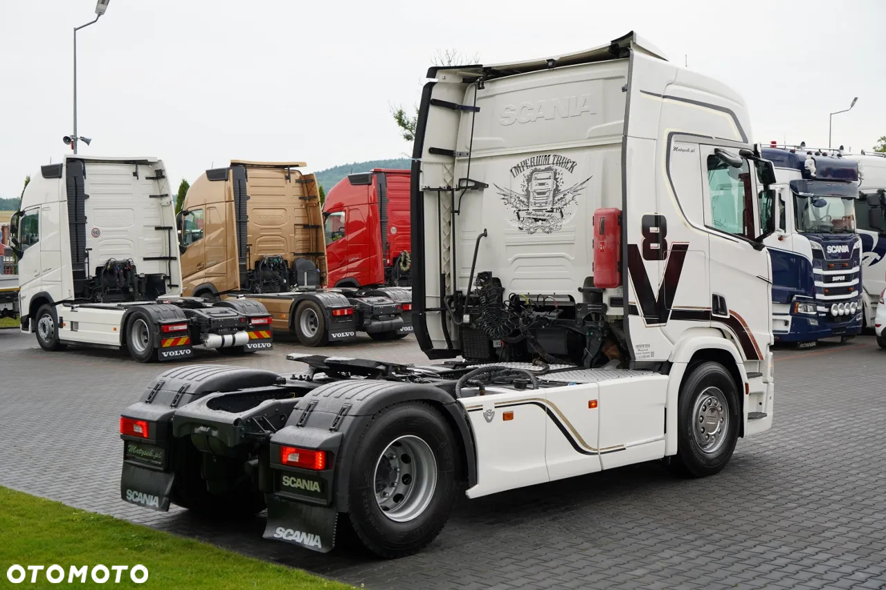 Scania R 520 / V8 / HYDRAULIKA / RETARDER / KLIMA POSTOJOWA  / CAŁA NA PODUSZKACH  / OPONY 100% /  PO KONTRAKCIE SERWISOWYM / SPROWADZONY - 7