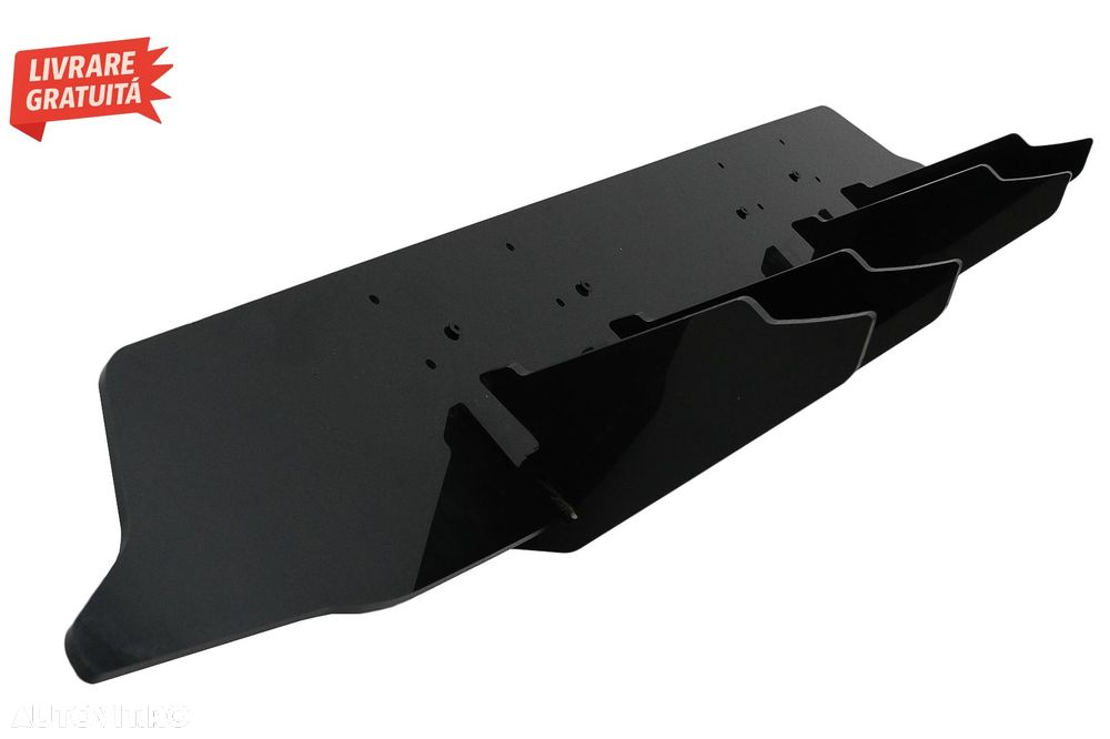 Extensie Difuzor Bara Spate Mercedes A-Class W177 Hatchback A45 S (2018+) Negru- livrare gratuita - 3