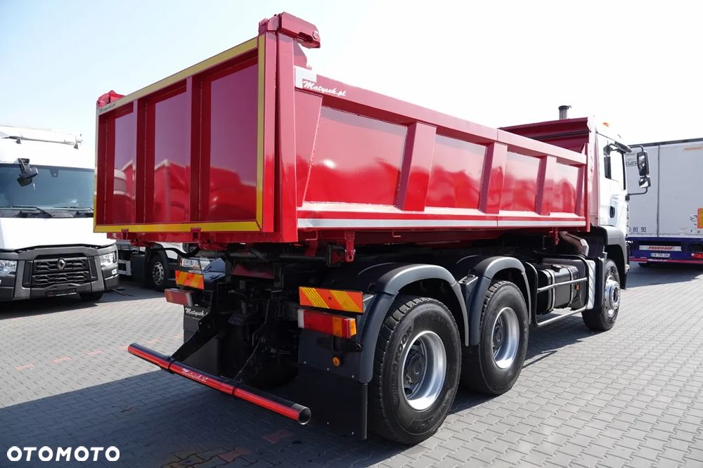 MAN TGA 33.390 / 6X4 / WYWROTKA 2 STRONNA / HYDROBURTA / MANUAL / SPROWADZONY - 9