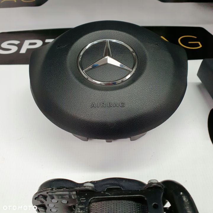 MERCEDES A KLASA W176 LIFT DESKA ROZDZIELCZA KONSOLA KOKPIT PULPIT PODUSZKI AIRBAG AIR BAG PASY KIT SET - 5