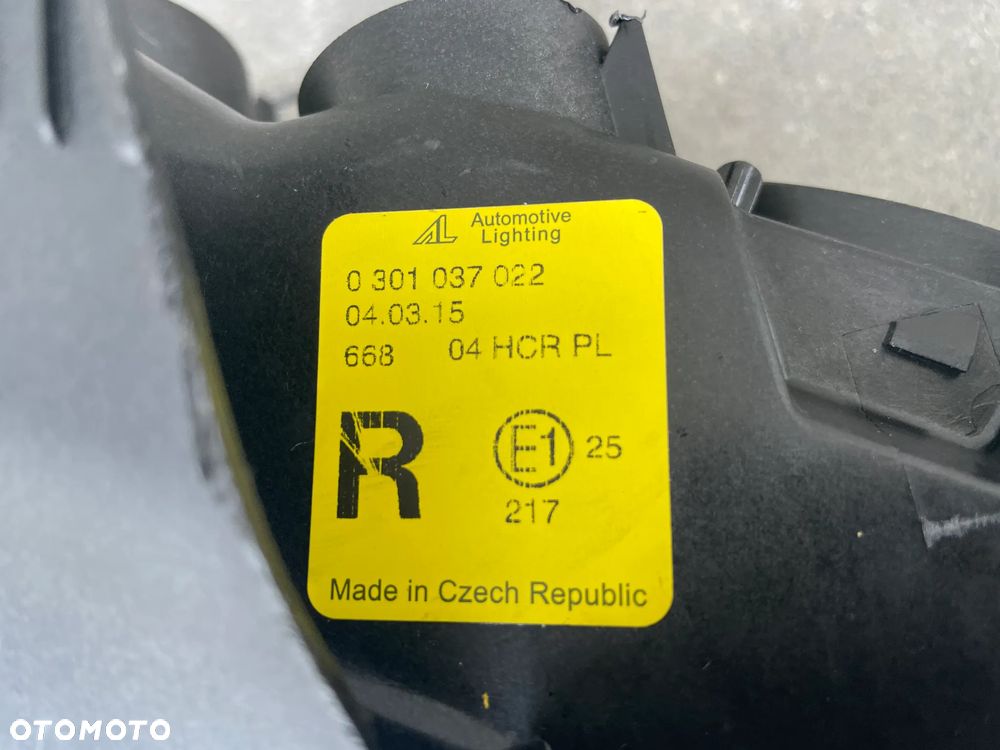 LAMPA PRZEDNIA PRAWA PEUGEOT 406  1995-1999 - NOWA AL - 5