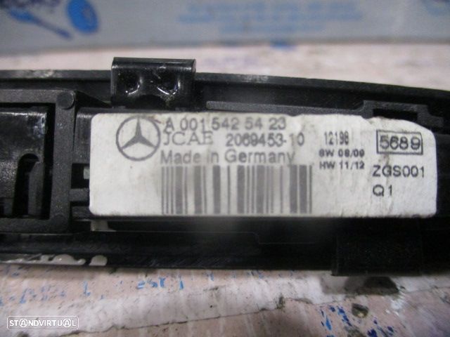Display Relogio A0015425423 MERCEDES C S204 W204 FASE 2  2012 200CDI 136CV 5P PRETO - 4