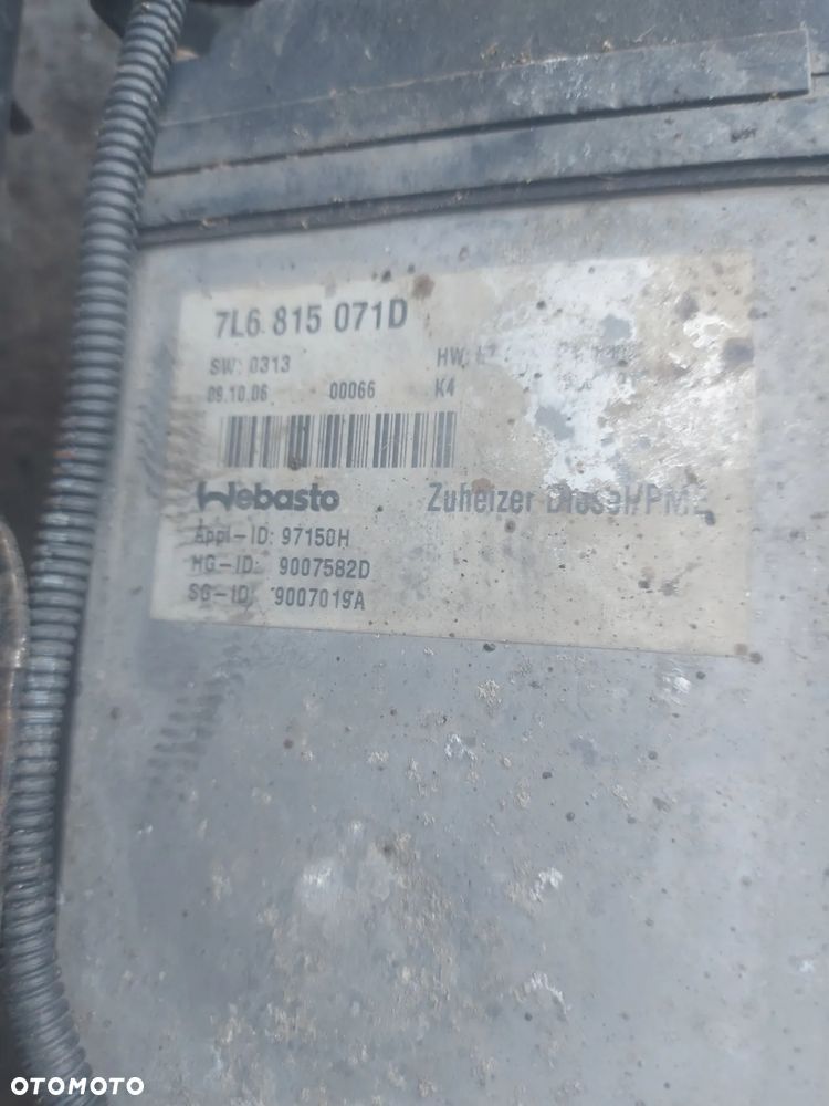 VW TOUAREG 3.0TDI '07R OGRZEWANIE POSTOJOWE WEBASTO 7L6815071D - 5