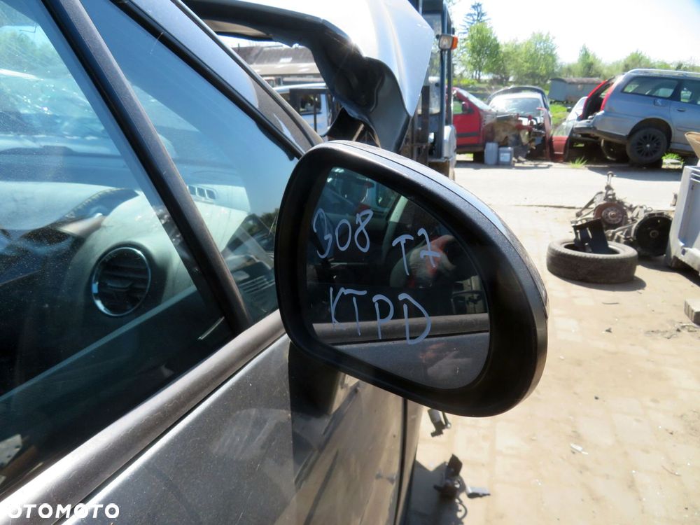 LUSTERKO ELEKTRYCZNE PRAWE 308 I T7 SW KTPD SZARY PEUGEOT 2007-2011 - 4