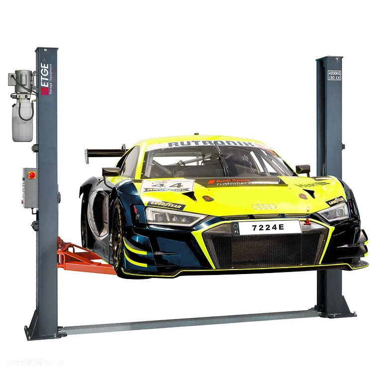 Podnośnik Dwukolumnowy ETGE-7224E 4200KG 4,2T Automat 230V/400V Elektrohydrauliczny - 1