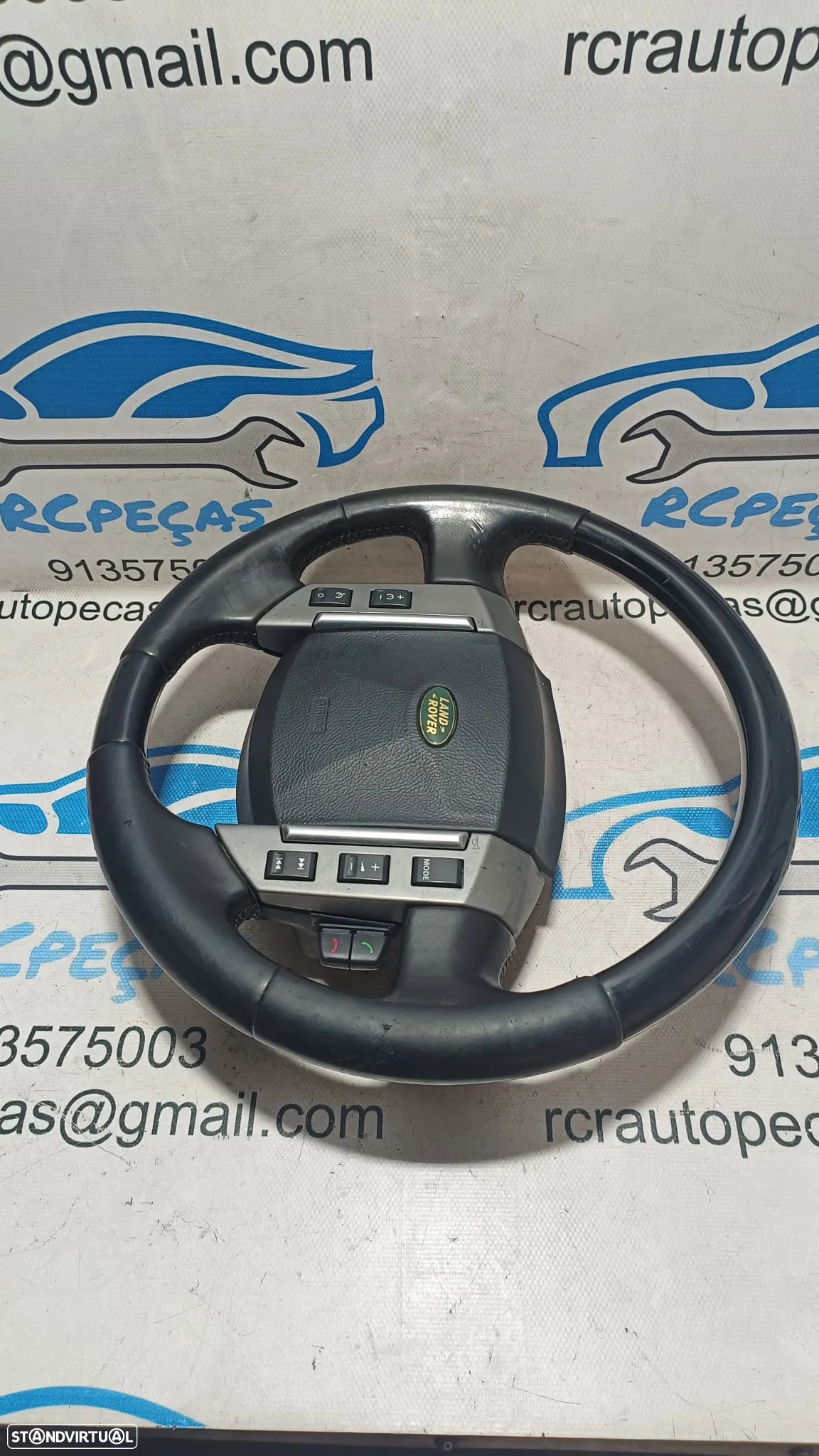 VOLANTE GUIADOR COMPLETO LAND ROVER RANGE ROVER SPORT I 1MK1 L320 QTB501550PVJ AIRBAG COMANDOS MULTIFUNÇÕES CONTROLO - 2