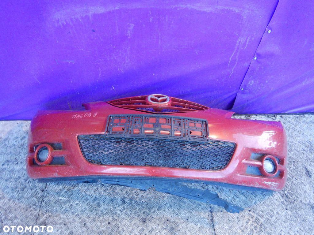 MAZDA 3 I BK SEDAN 03-06 ZDERZAK PRZÓD PRZEDNI  27A - 1