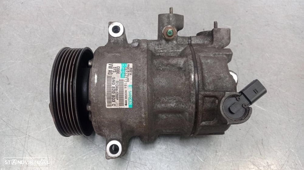 COMPRESSOR AR CONDICIONADO SEAT IBIZA IV 2010 -5N0820803C - 4