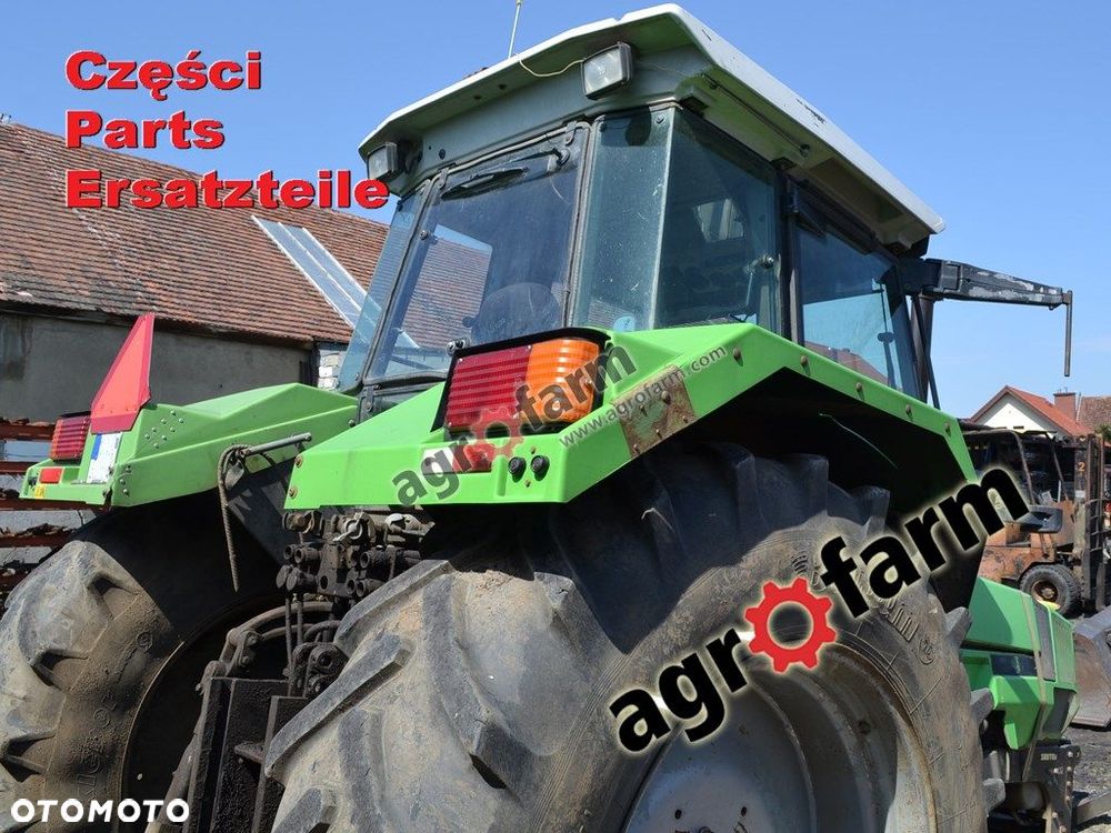 Deutz Agrostar 6.81 części, skrzynia biegów, oś - 3