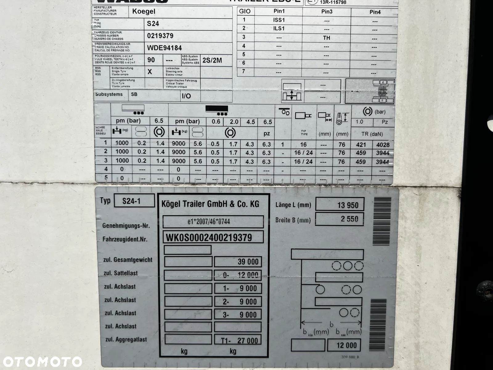 Kögel SN 24 Kurtyna - 29