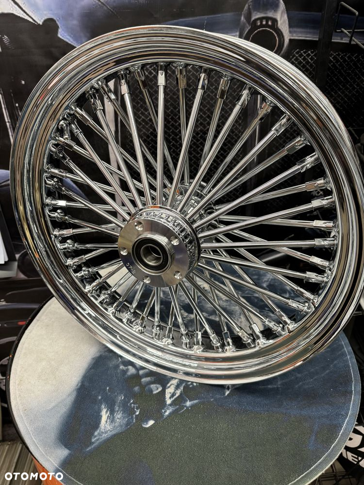 Felga przód 18"x3.5" 48 Szprych  Harley dwie tarcze chrom - 2
