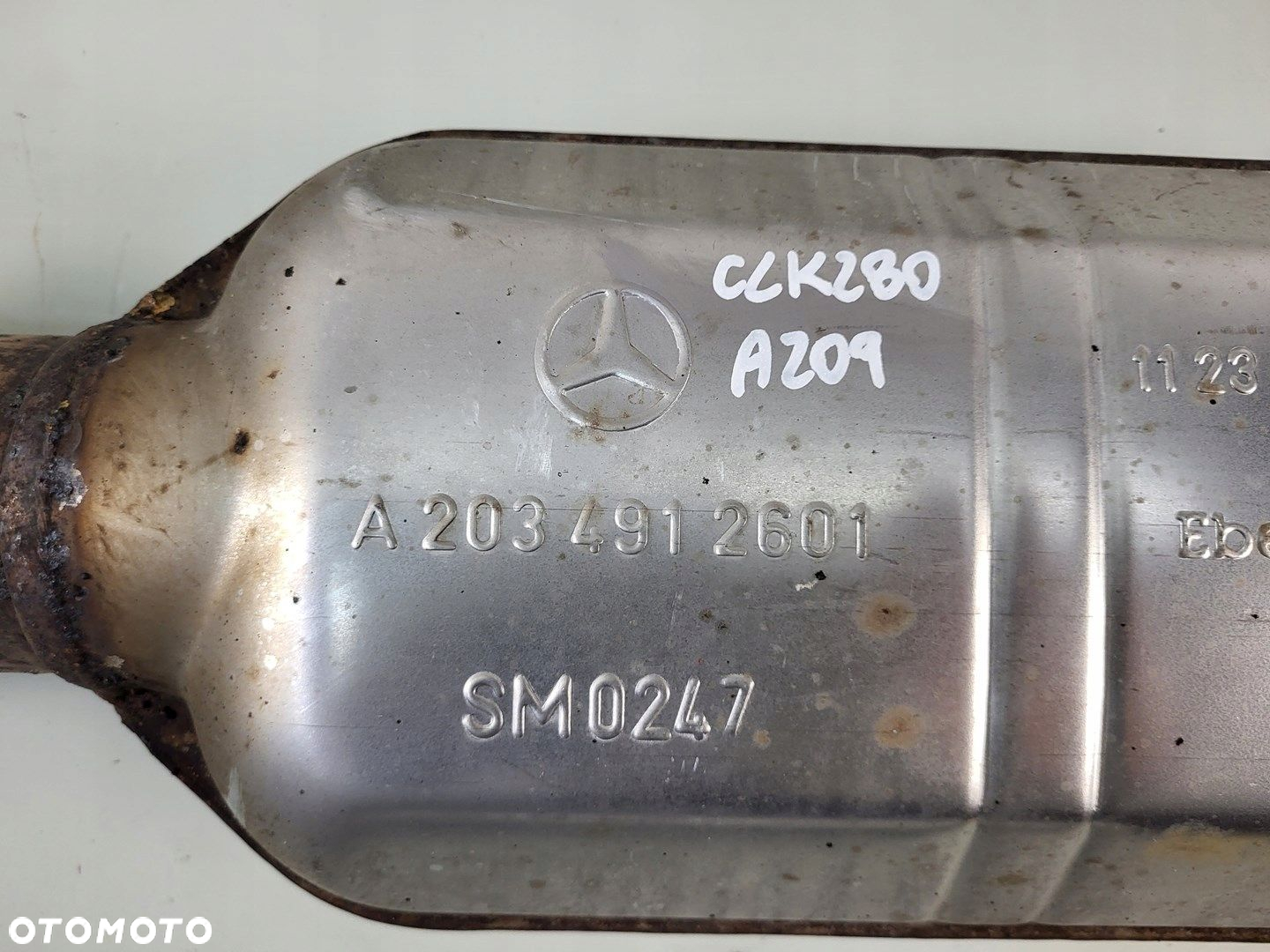 MERCEDES CLK A209 W209 C209 3.0 B TŁUMIK ŚRODKOWY WYDECH - 10