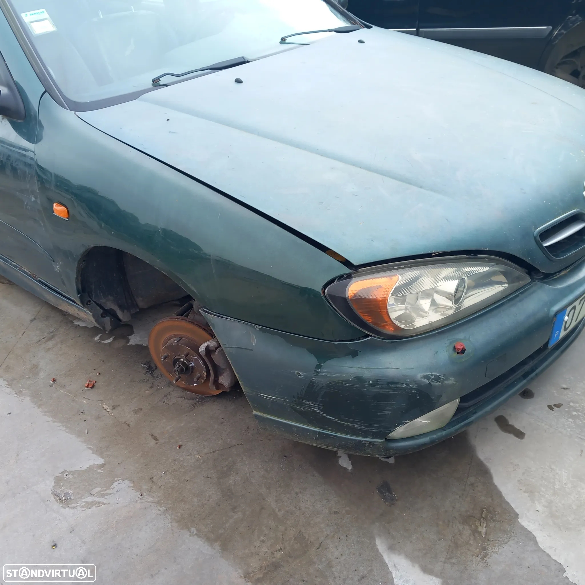 Frente e traseira nissan primera p11 carro - 4