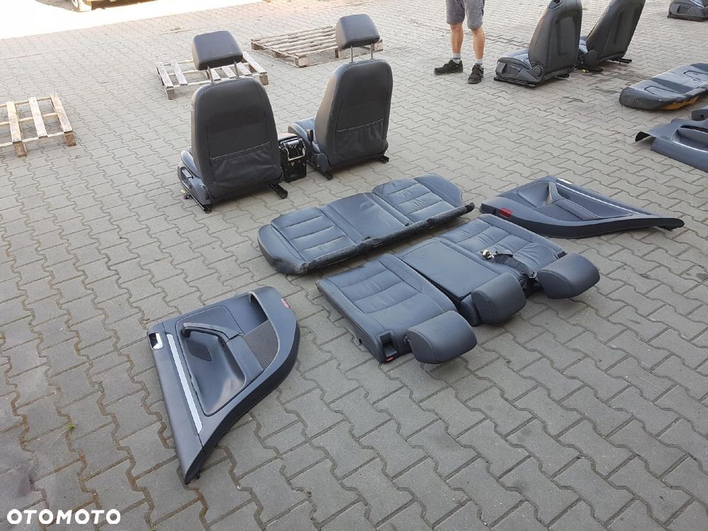 VW GOLF 6 VI 5K 08-13r HB FOTELE SKÓRZANE KANAPA 5D - 10