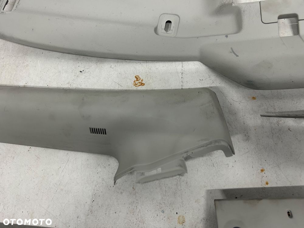 Saab 93 9-3 cabrio osłona dachu kremowa przeciwsłoneczna słupka A B komplet ramki - 12