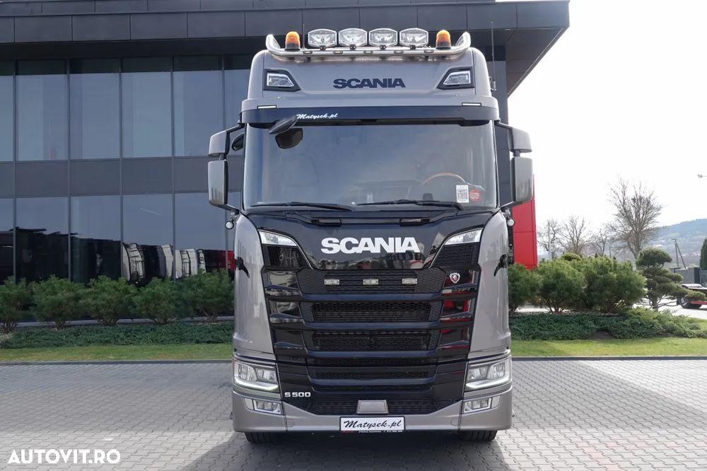 Scania S 500 / RETARDER / AER CONDIȚIONAT PARCARE / JANTE DIN ALIAJ / PIELE / ANVELOPE 100% / REZERVORE 1.400 L - 3
