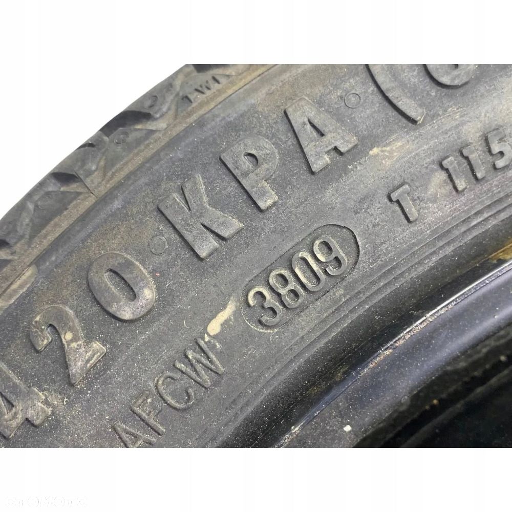 KOŁO DOJAZDOWE OPEL VECTRA C SIGNUM ASTRA H 115/70R16 5X110 2160132 - 7