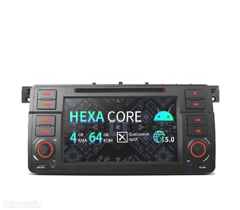 AUTO RADIO GPS PARA BMW E46 ANDROID 14 DVD 4GB RAM 64GB ROM 98-05 - 1