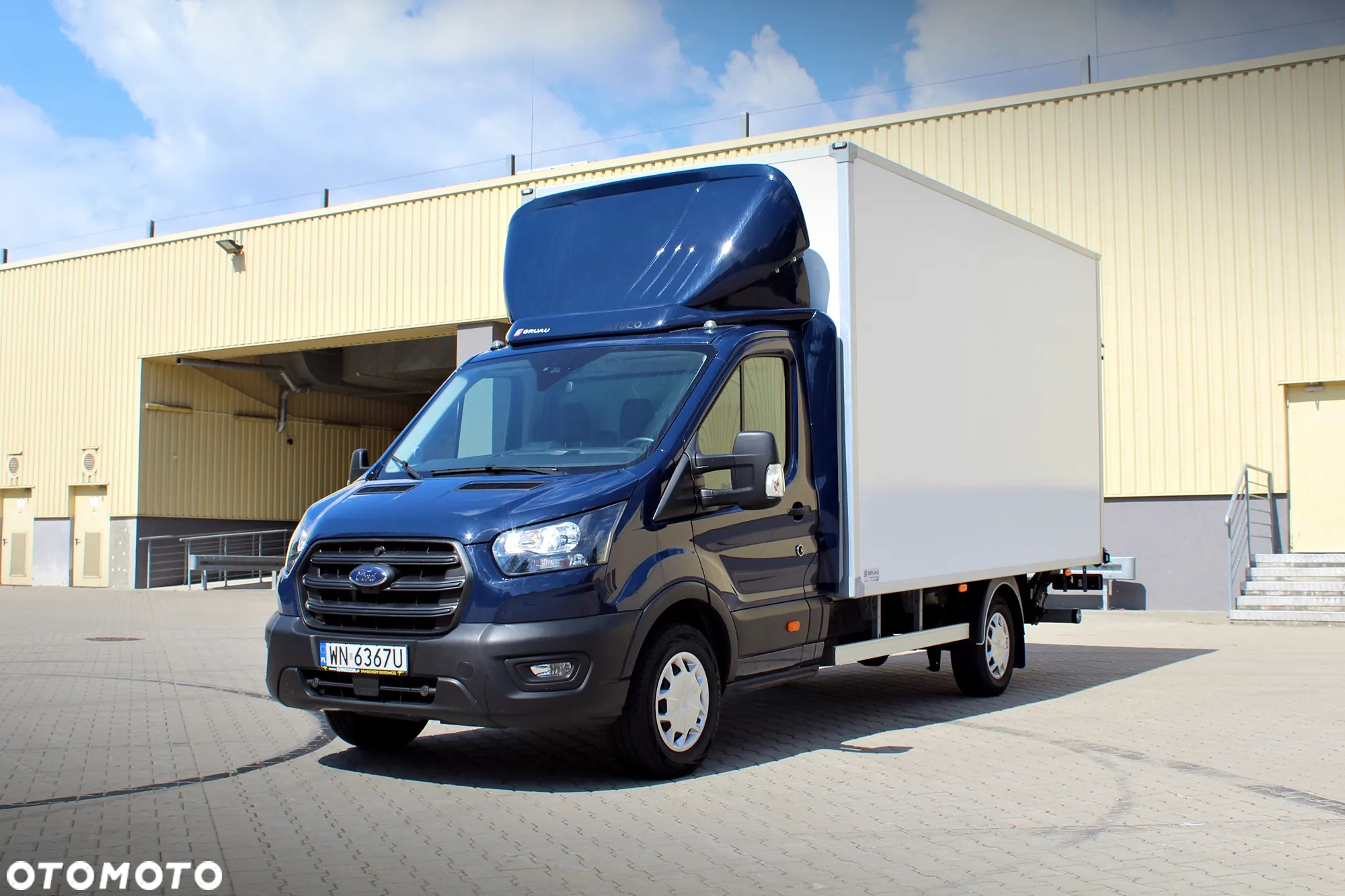 Ford Transit kontener 9 euro palet + winda BAR 750kg - 4
