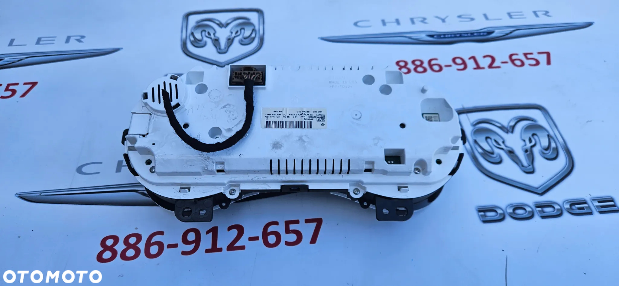 Chrysler Pacifica 2016- 3.6 V6 Licznik Zegary Prędkościomierz DUŻY WIŚWIETLACZ FIS  68227902AG - 7
