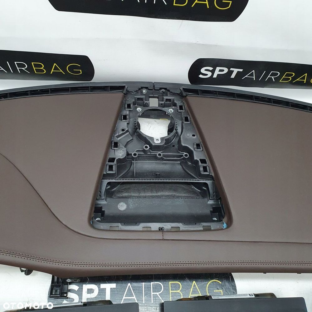 PORSCHE 971 DESKA ROZDZIELCZA BRĄZ KONSOLA KOKPIT PULPIT PODUSZKI AIRBAG AIR BAG PASY KIT SET - 3