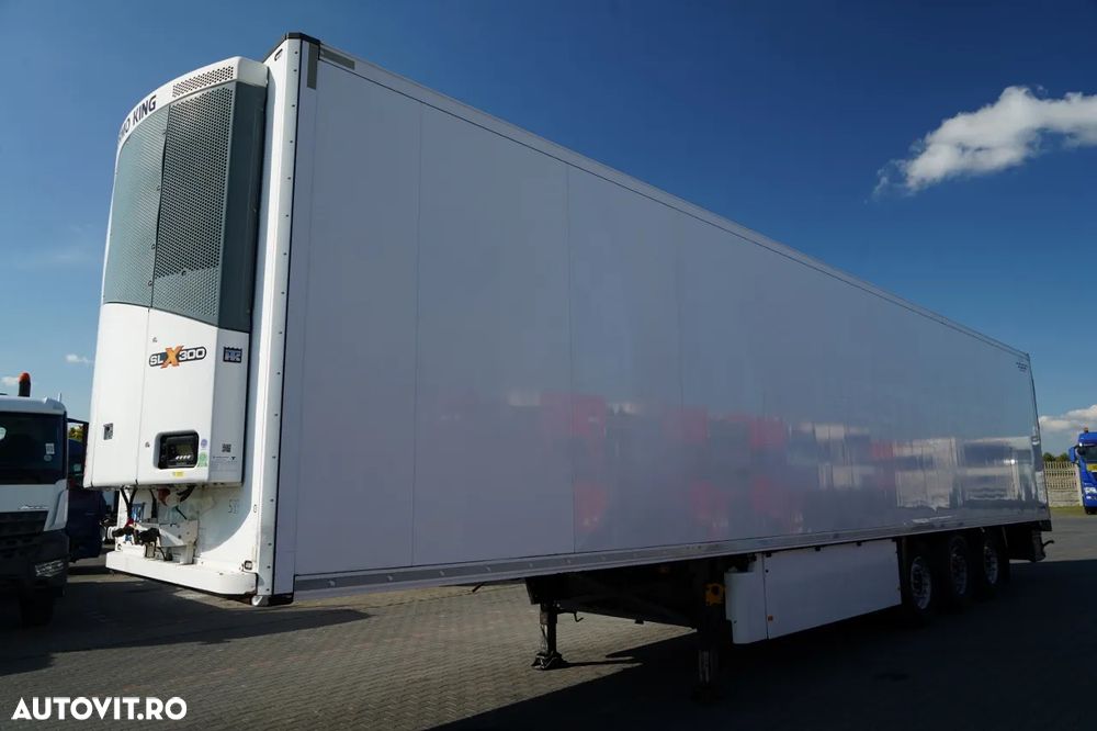 Schmitz Cargobull / REFRIGERAT / THERMO KING SLX 300 / CU CÂRLIG / AXĂ DE RIDICARE / COȘ PENTRU PALEȚI - 2