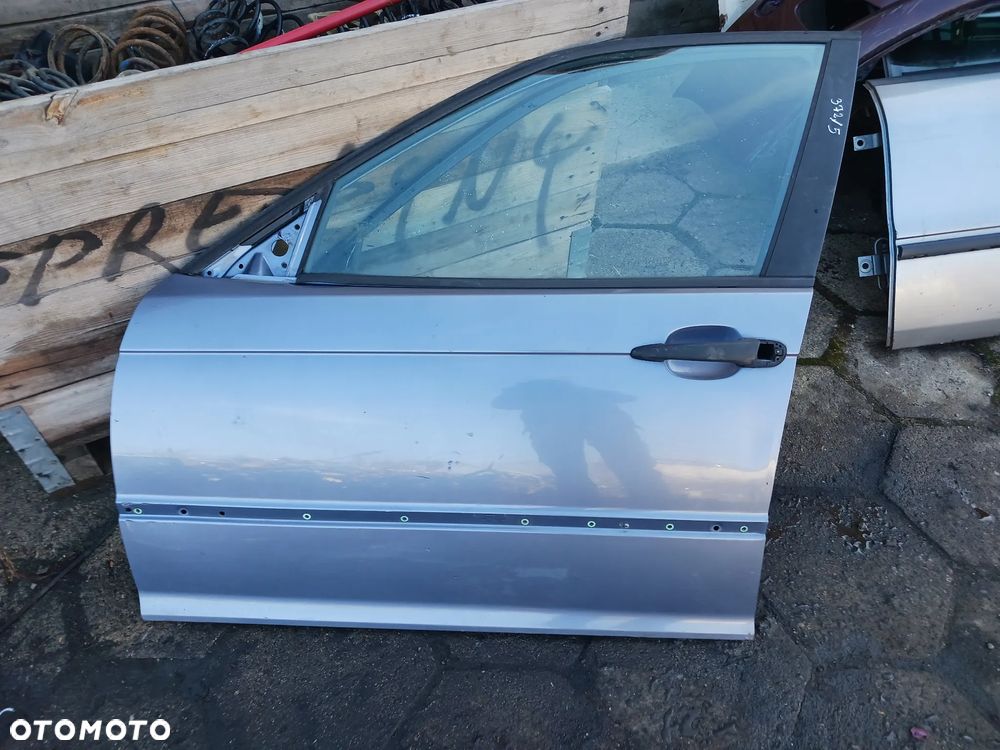 Drzwi BMW E46 Lewy przód Srebrne lakier 372/5 przedlift - 1