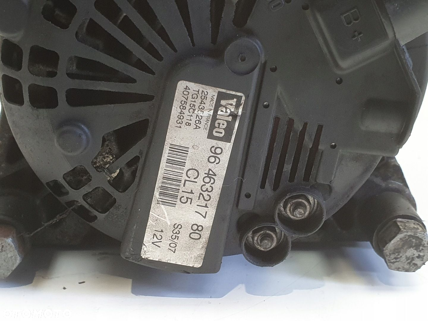 Citroen Xsara Picasso 1.6 HDI ALTERNATOR 9646321780 valeo - 2