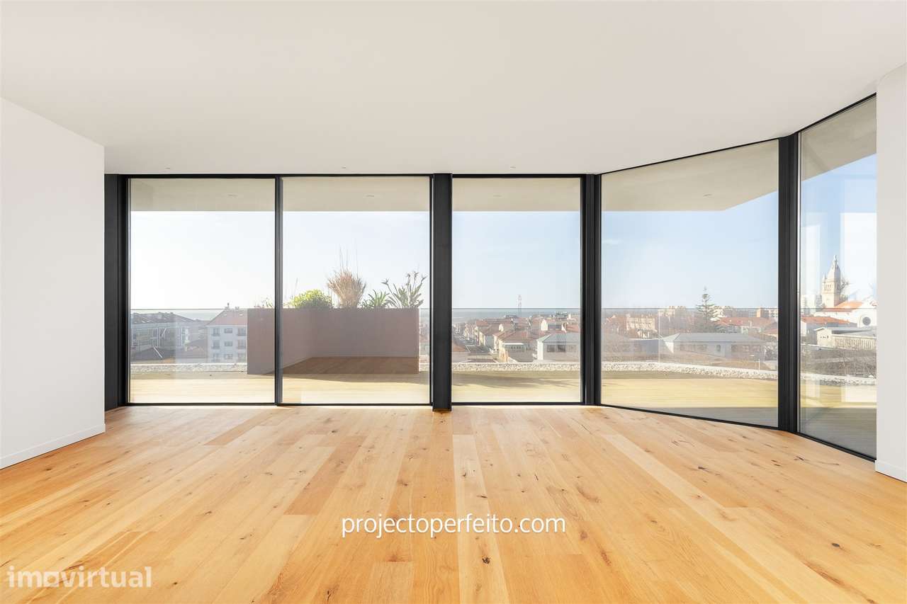 Penthouse T4 Nova com vistas fabulosas de Mar no coração de Espinho! - Grande imagem: 2/34