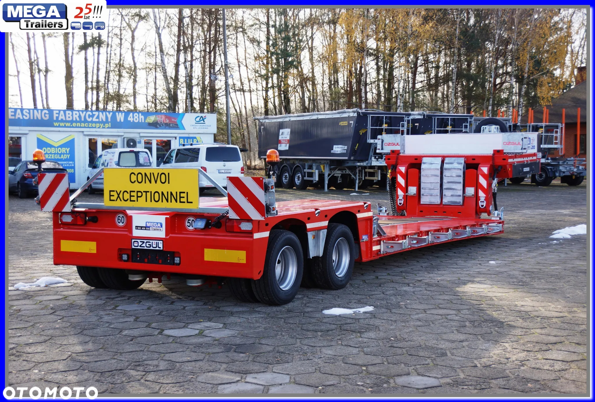 Mega Hydrauliczna Łabędzia Szyja, pokład 650 + 575 cm rozciągu, 2 osie, DMC 46 Ton ! - 10