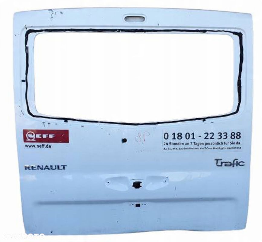Renault Trafic II (X83) Opel Vivaro klapa bagażnika € - 1