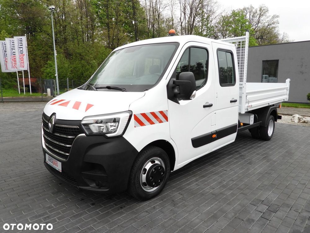 Renault MASTER  WYWROTKA PODWÓJNA KABINA DOKA 6 MIEJSC TEMPOMAT LEDY BLIŹNIACZE KOŁA KLIMATYZACJA  130KM - 7