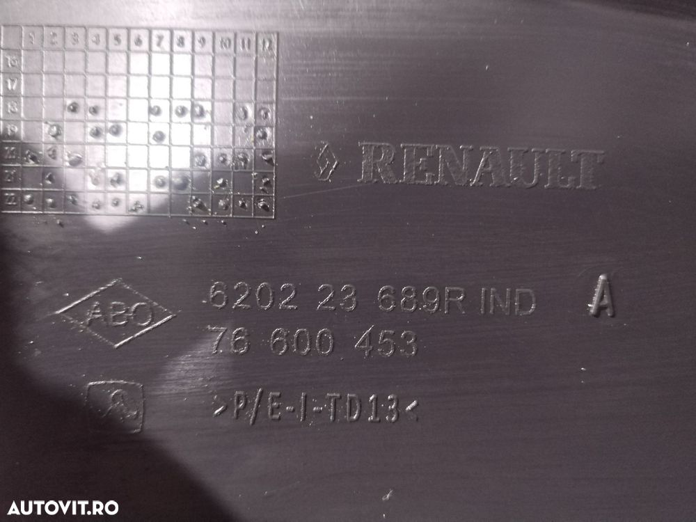 Bara fata Dacia Lodgy, 2012, 2013, 2014, 2015, 2016, 2017, 2018, 2019, 2020, 2021, 2022, 2023, cod origine OE 620223689R. 10073 - 13
