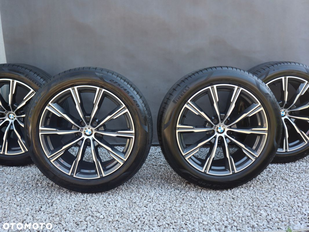 KOŁA Felgi BMW OE G05 GO6 20 CALI WZ 740 M X5 X6 OE Pirelli SUPER STAN - 1