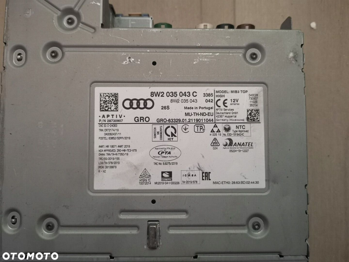 Audi OE 8W2035043C - 2
