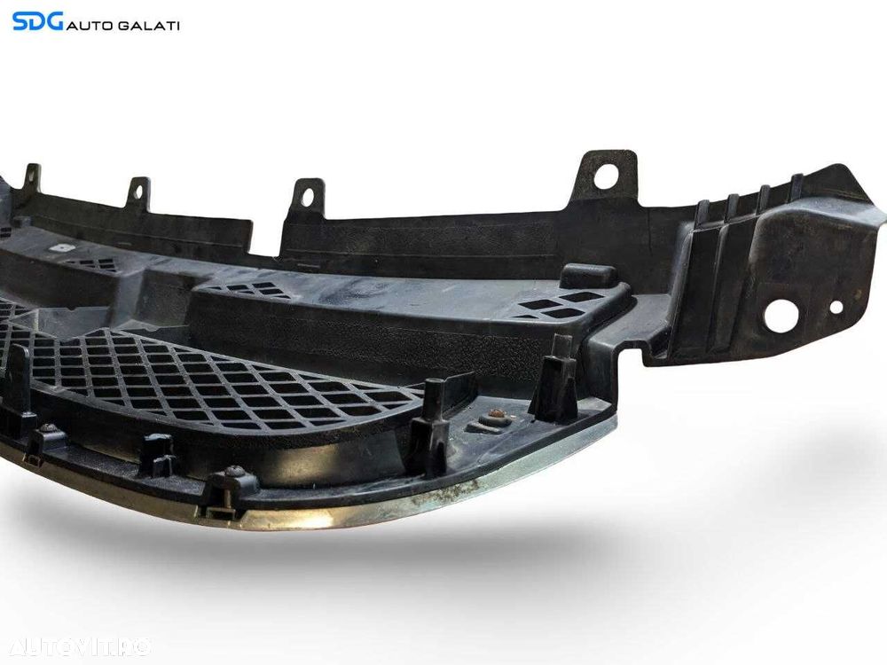Grila cu Sigla Emblema Centrala Radiator de pe Bara Spoiler Fata Chevrolet Aveo 2003 - 2011 Cod 96648621 [L9017] - 6