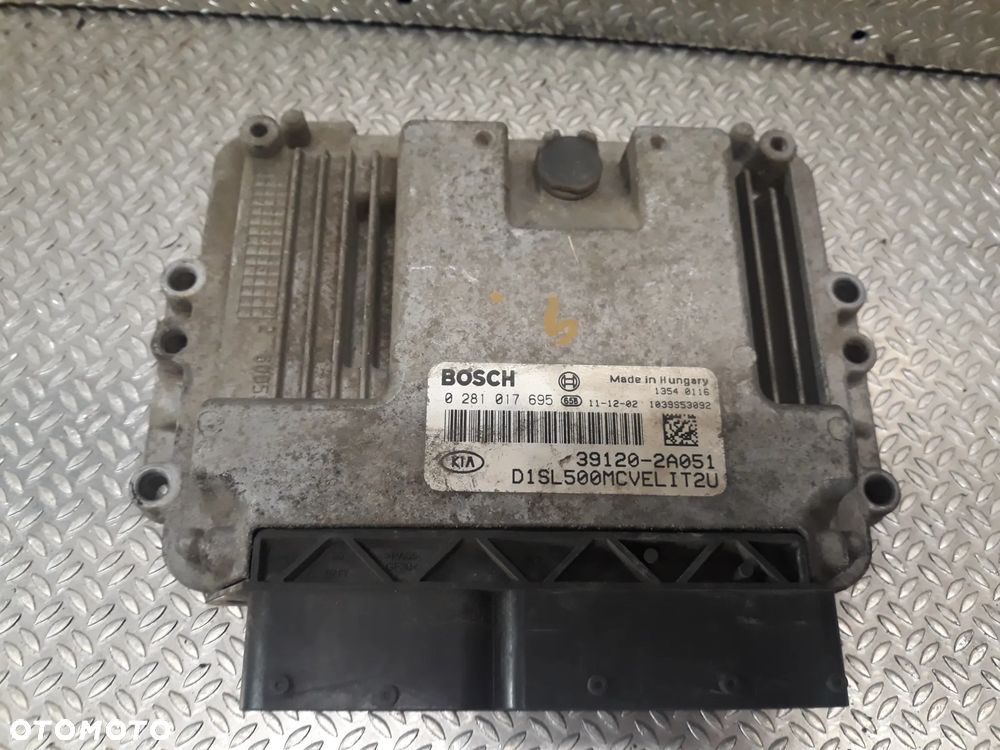 ZESTAW STARTOWY STEROWNIK KIA SPORTAGE III 1,7 CRDI 2012r 39120-2A051  0281017695 - 7