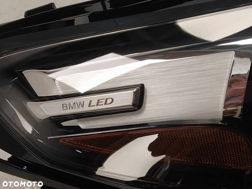BMW X1 U11 REFLEKTOR LAMPA PRZÓD PRZEDNIA PRAWA FULL LED PRZETWORNICA KOMPLETNA USA CIEMNY ŚRODEK ORYGINAŁ NOWY - 5