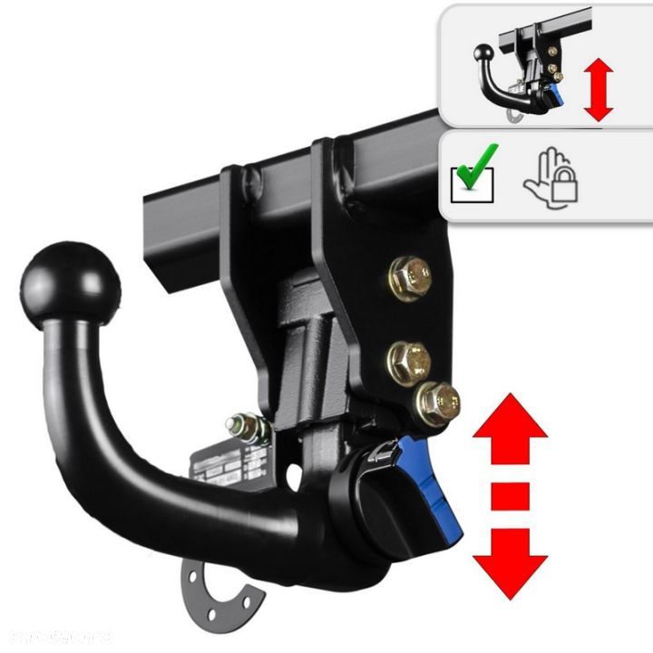 Hak Holowniczy Wypinany Automat Do Ford S-Max Od 2015 - 1
