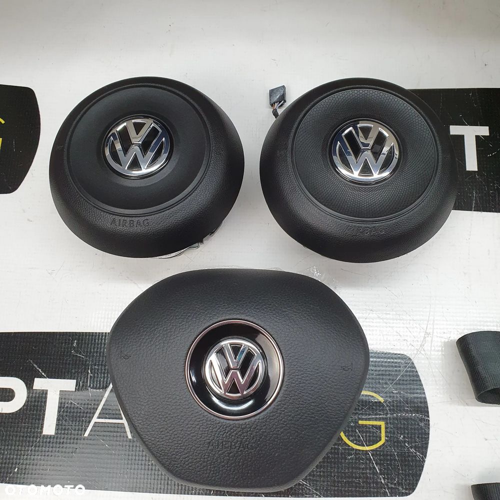 VW PASSAT B8 DESKA ROZDZIELCZA DWUKOLOROWA KONSOLA KOKPIT PULPIT PODUSZKI AIRBAG AIR BAG PASY KIT SET - 11