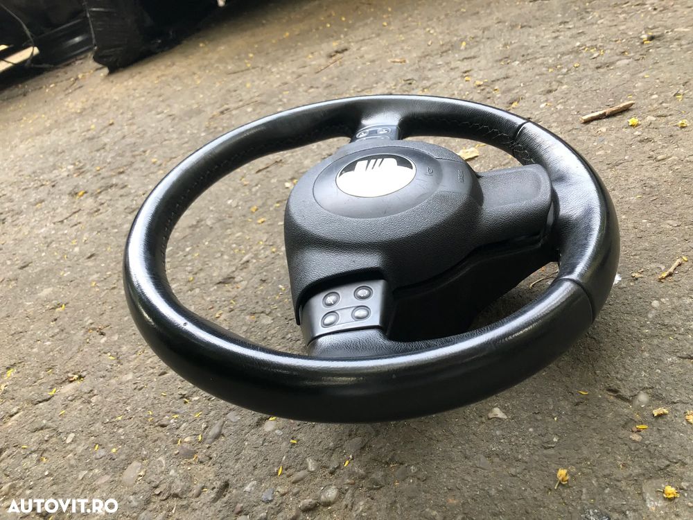 Volan piele negru cu comenzi si airbag Seat 2005 - 14