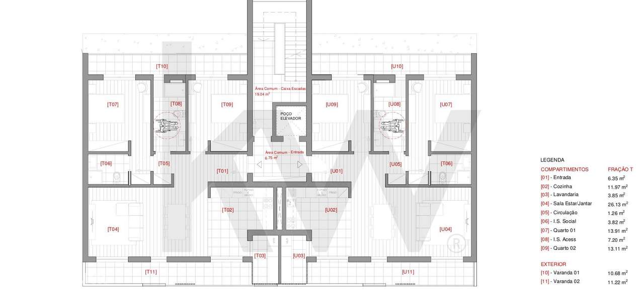 T2 Novo com Lugar de Estacionamento em Portomar, Mira - Grande imagem: 3/13